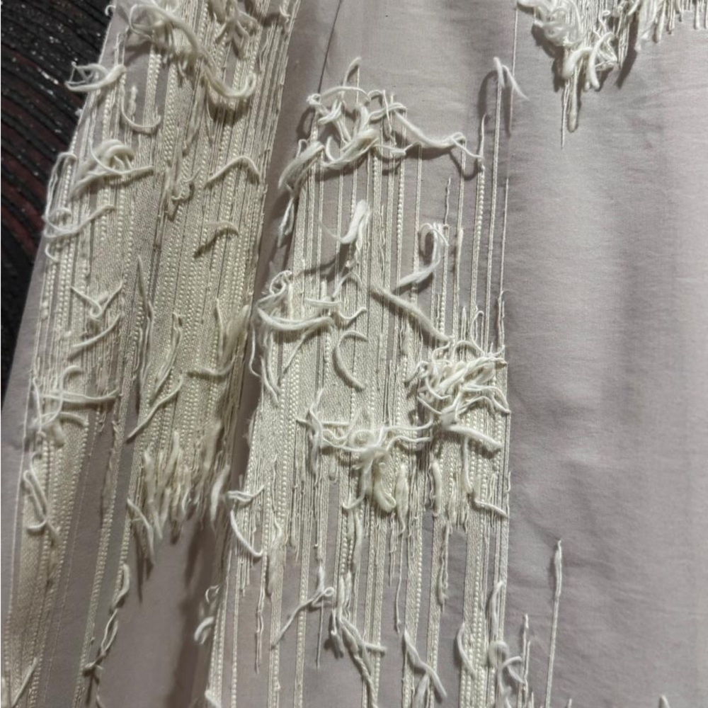 Baum und Pferdgarten NWT Ivory Fringe Skirt Quiet Luxury Party Look EU34 US4 - Picture 3 of 6